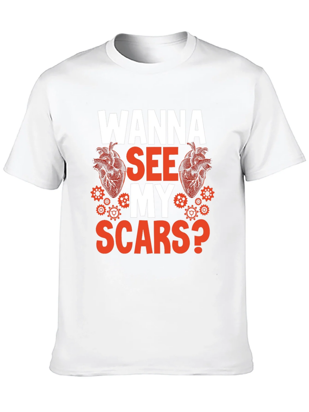 Wanna See My Scars? Graphic Tee product image 9