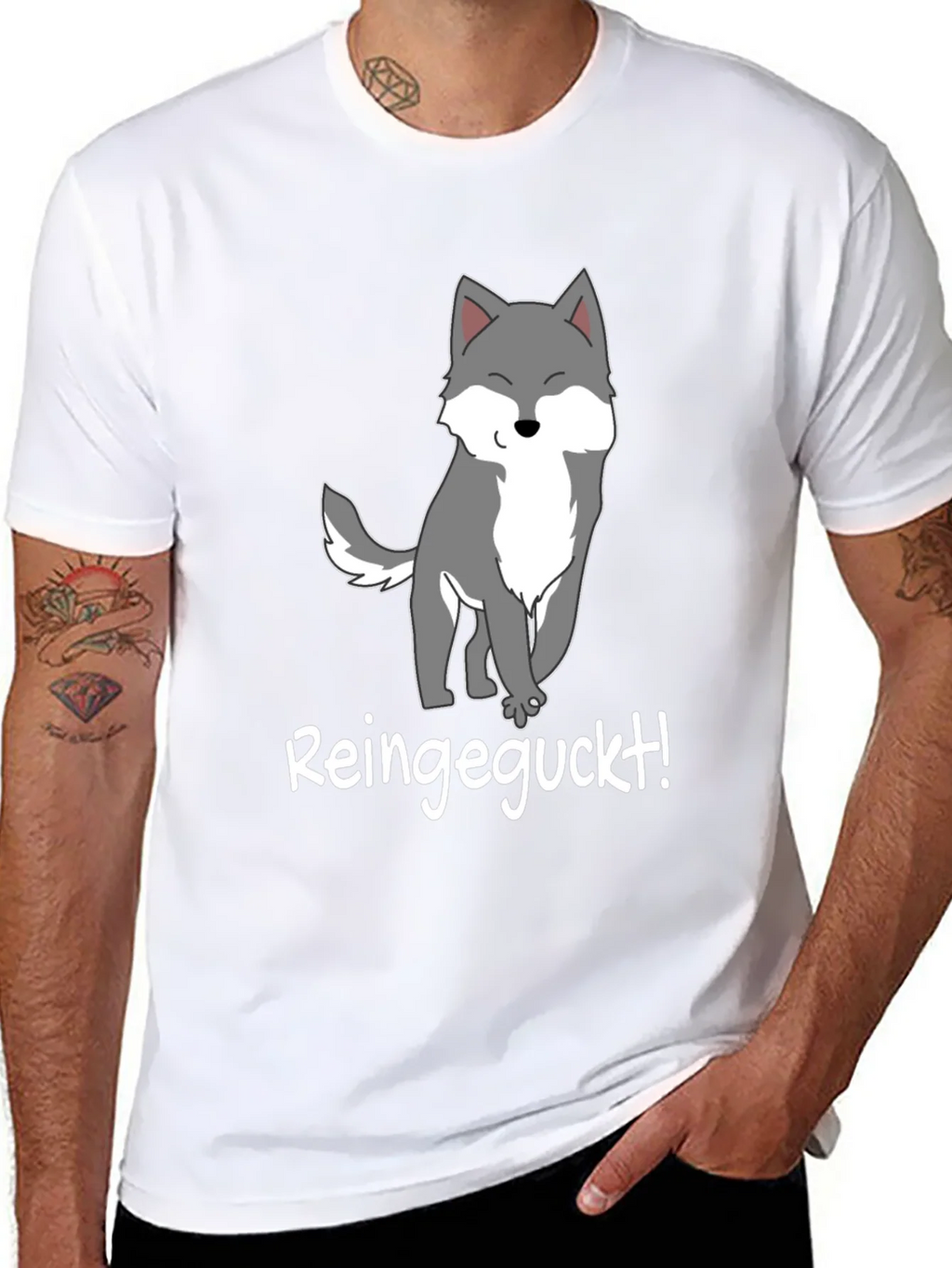 Cartoon Wolf T-Shirt - Reingeguckt! product image 7