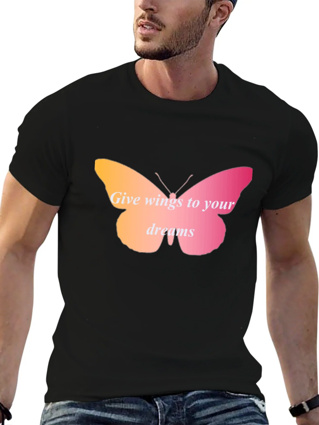 Wings to Your Dreams Butterfly Graphic Tee product image 6