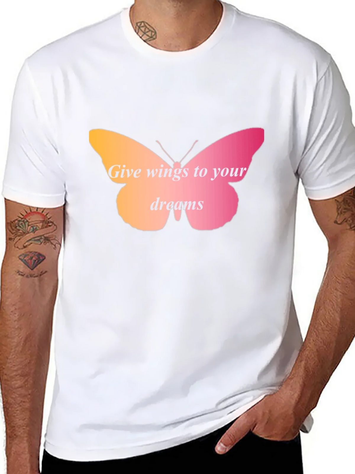 Wings to Your Dreams Butterfly Graphic Tee product image 7