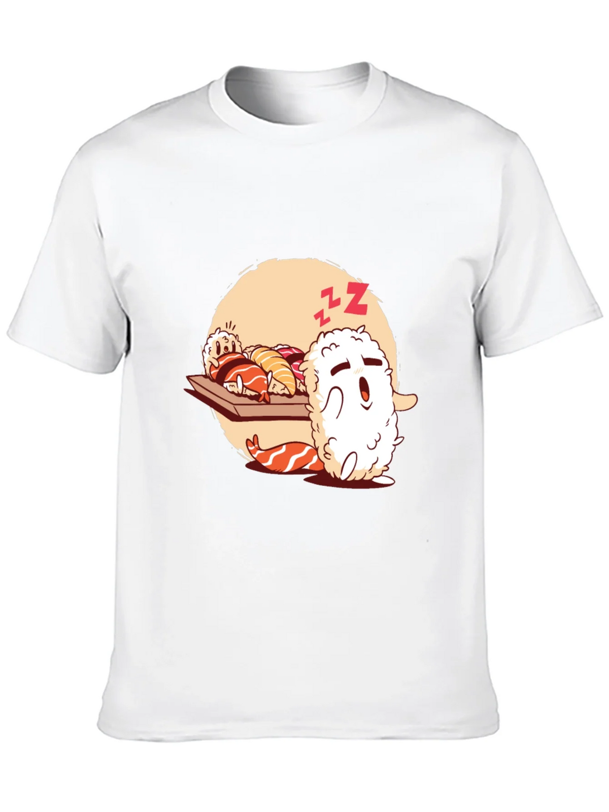 Sushi Sleep Funny T-Shirt product image 9