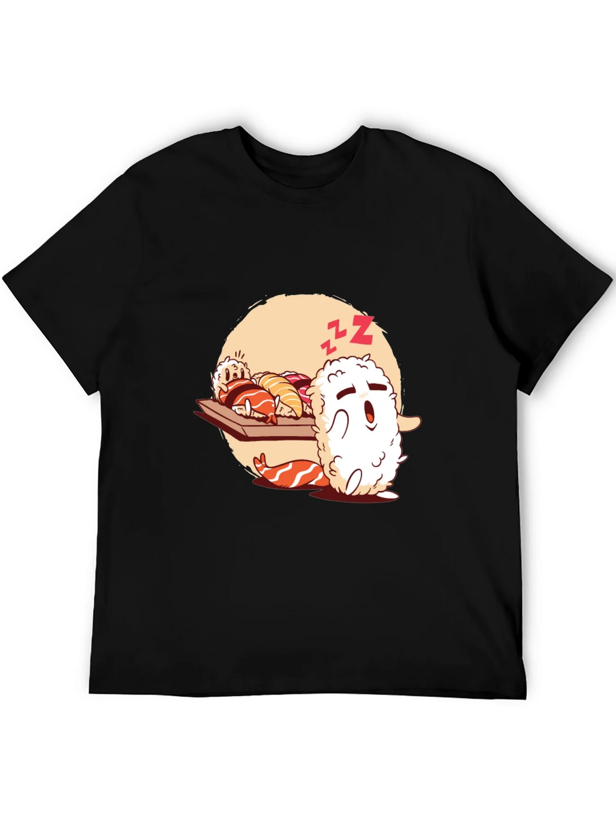 Sushi Sleep Funny T-Shirt product image 5