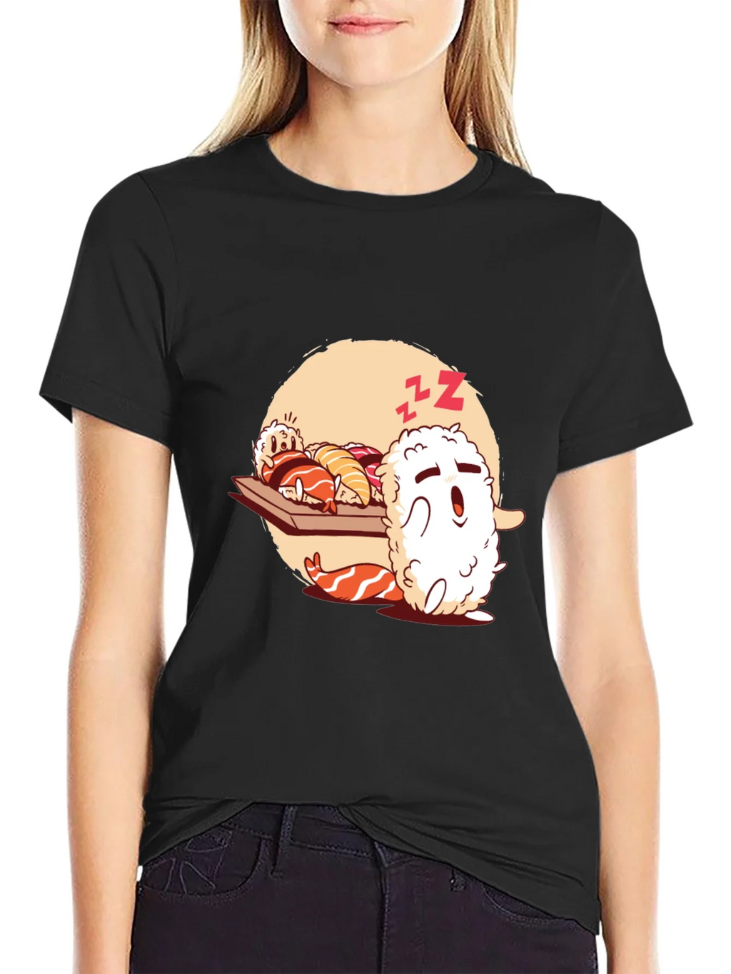 Sushi Sleep Funny T-Shirt product image 2