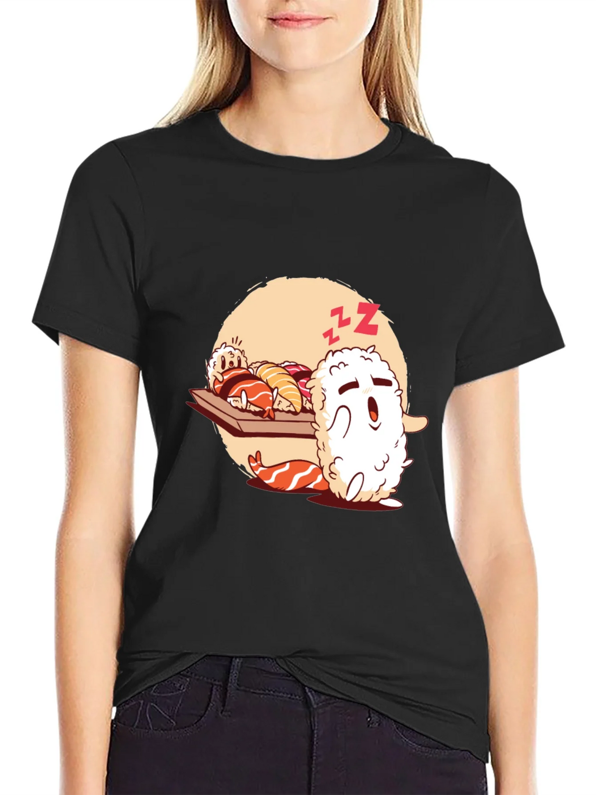 Sushi Sleep Funny T-Shirt product image 2
