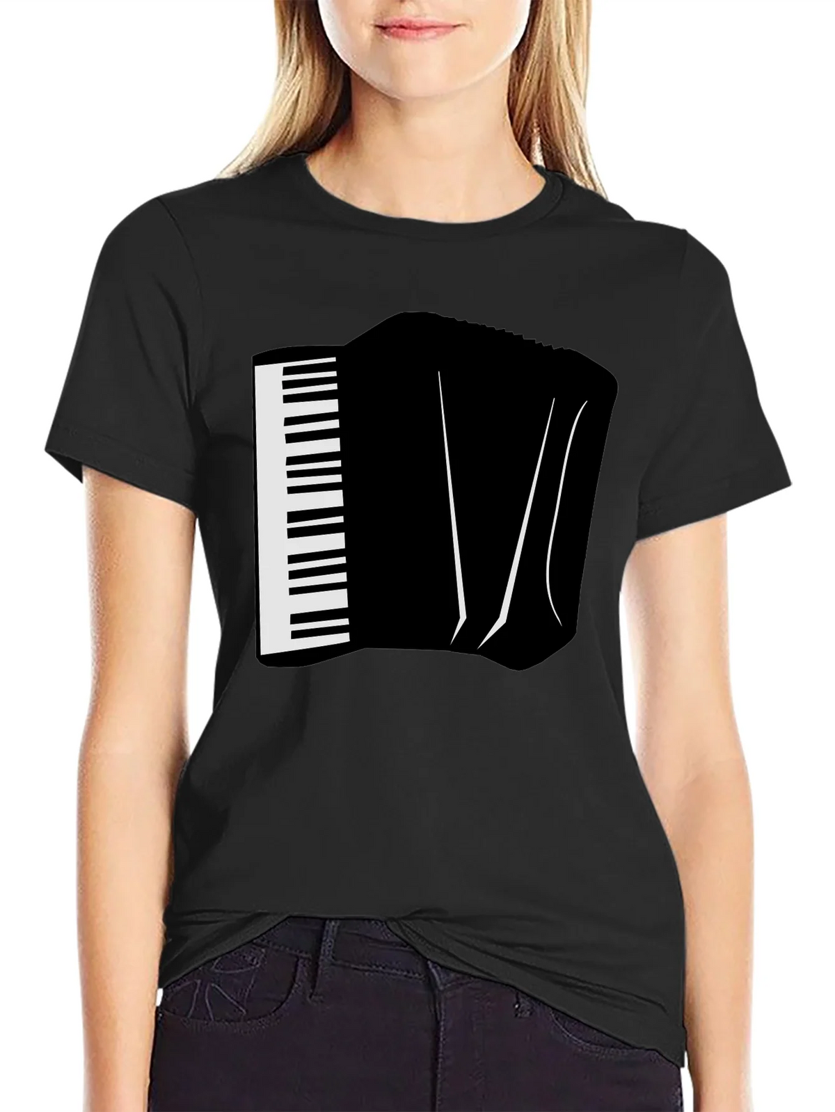 Accordion Graphic Tee - Musicians Novelty T-Shirt product image 2