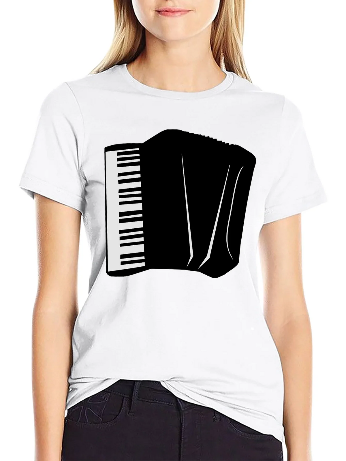 Accordion Graphic Tee - Musicians Novelty T-Shirt product image 7