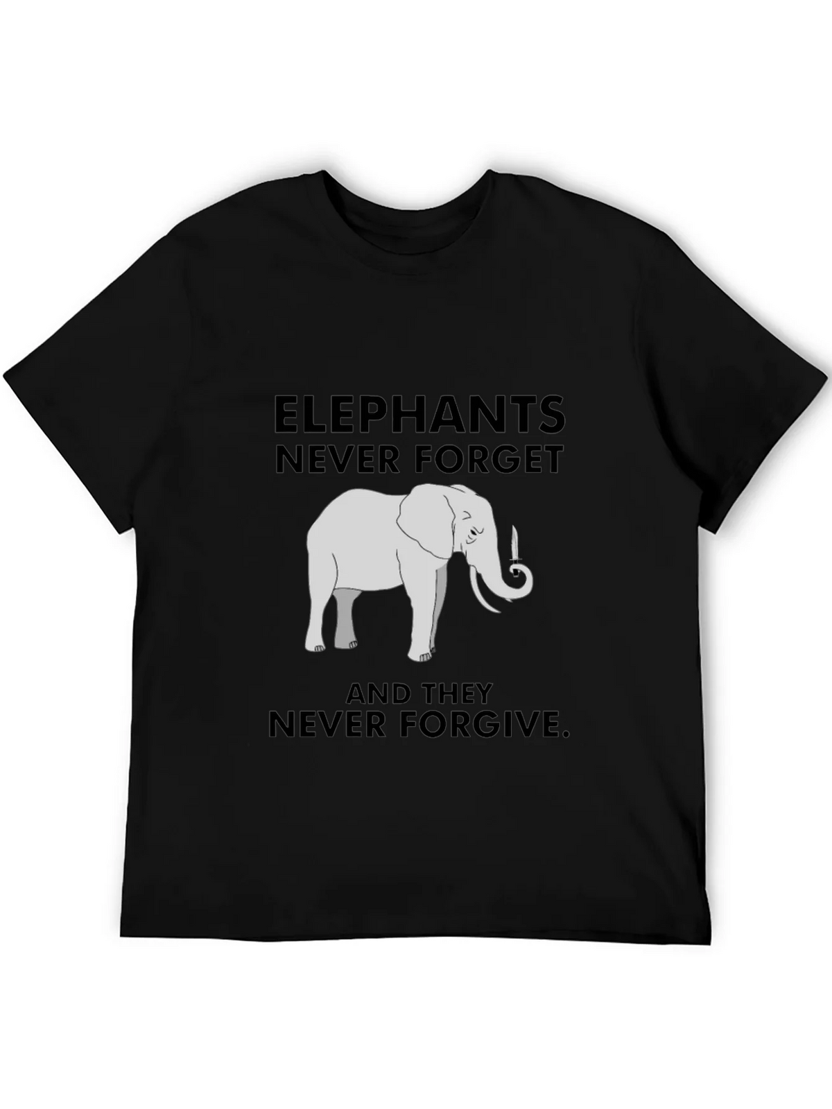 Elephant Never Forget Graphic Tee product image 4