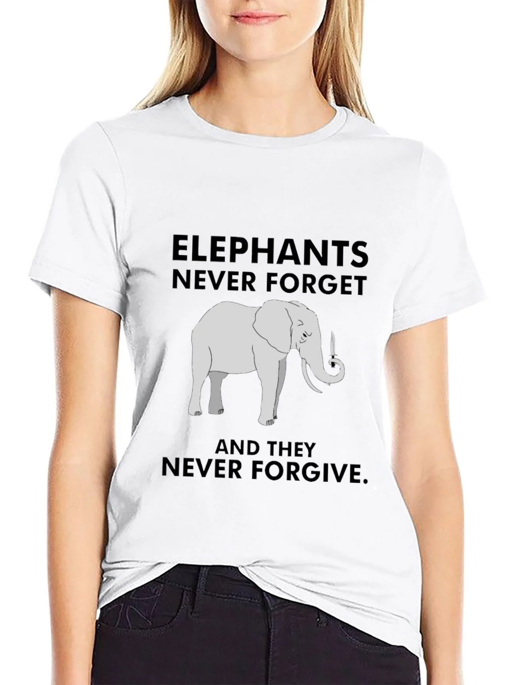 Elephant Never Forget Graphic Tee product image 7