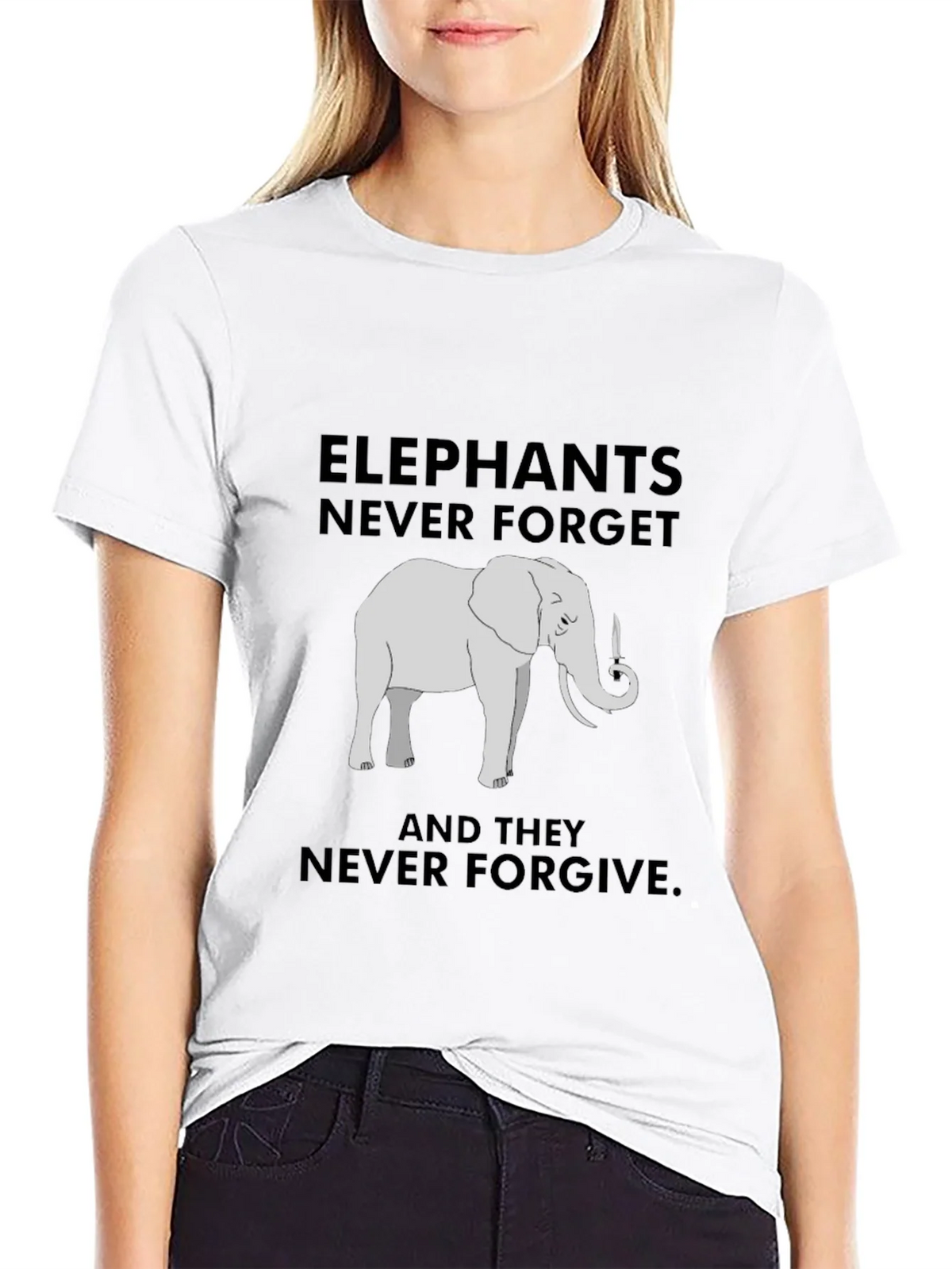 Elephant Never Forget Graphic Tee product image 7