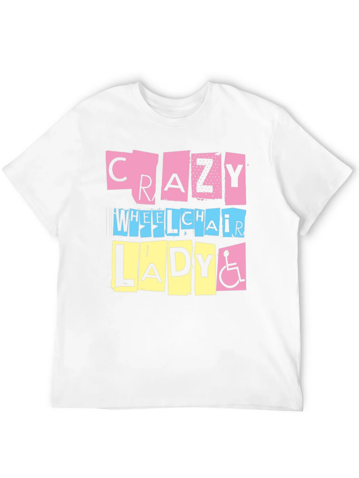 Crazy Wheelchair Lady Graphic Tee product image 10