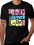 Crazy Wheelchair Lady Graphic Tee product image 1