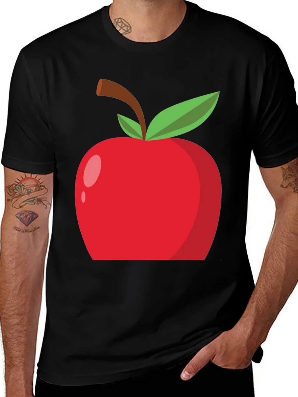 Apple Graphic Tee - Casual Style product image 1