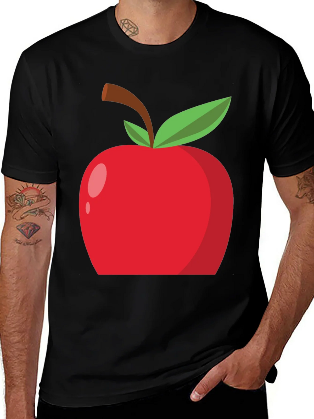 Apple Graphic Tee - Casual Style product image 1