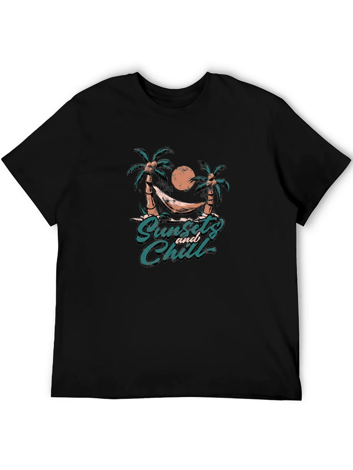 Sunset and Chill Graphic T-Shirt product image 5