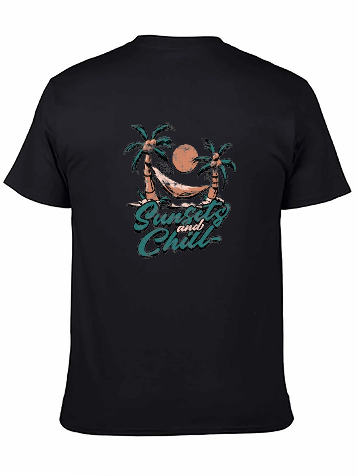 Sunset and Chill Graphic T-Shirt product image 4