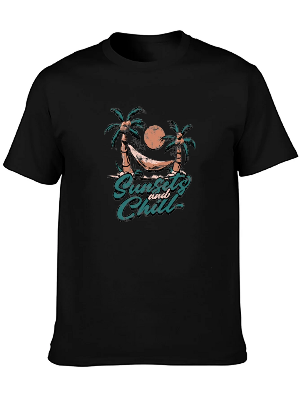 Sunset and Chill Graphic T-Shirt product image 3