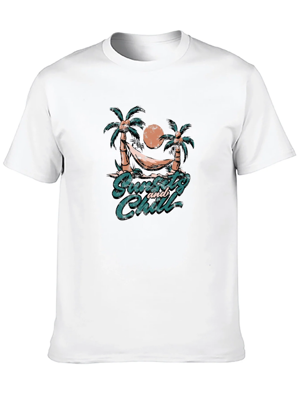 Sunset and Chill Graphic T-Shirt product image 9