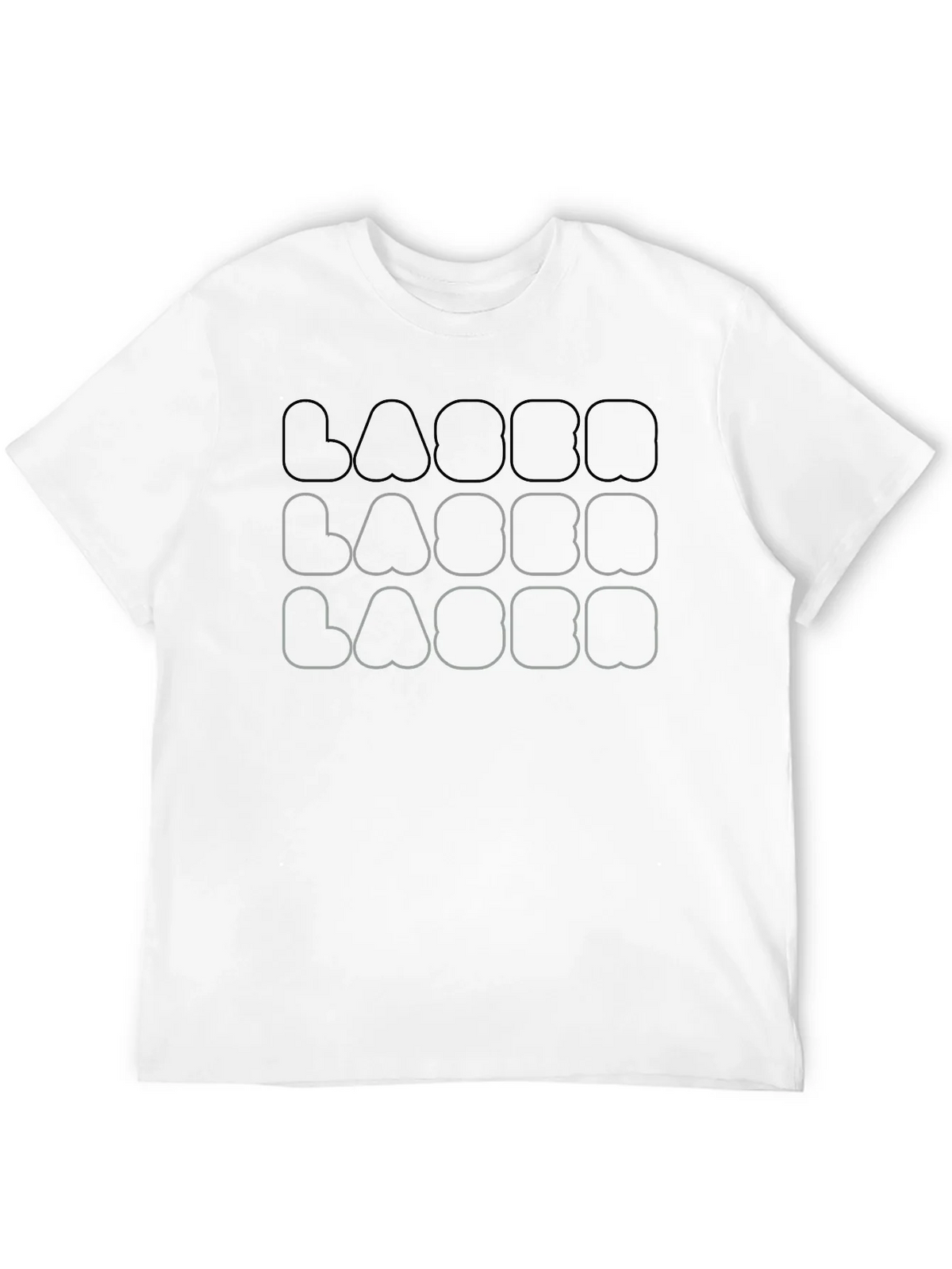 Trendy Letter Graphic Black T-Shirt product image 8