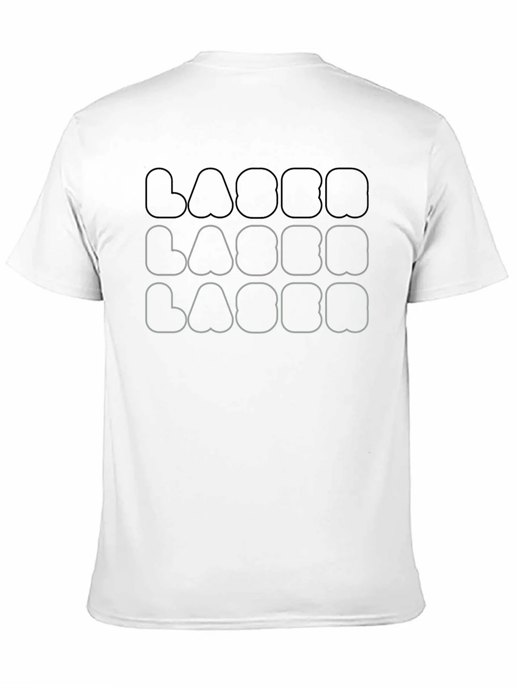 Trendy Letter Graphic Black T-Shirt product image 7