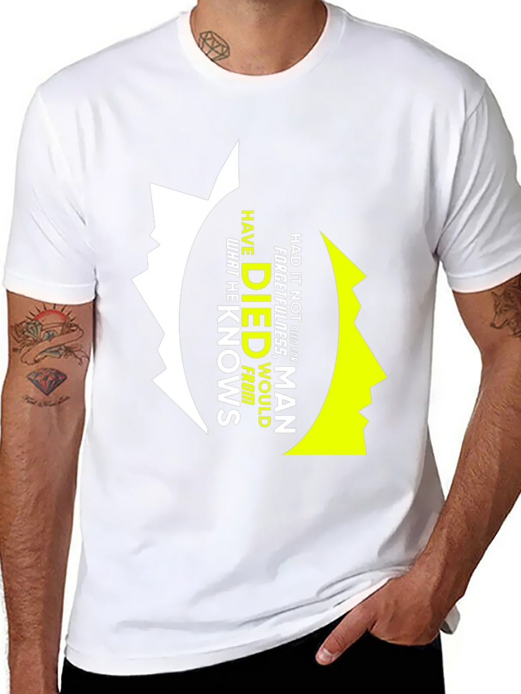 Mens Graphic T-Shirt - Forgetfulness Design product image 7