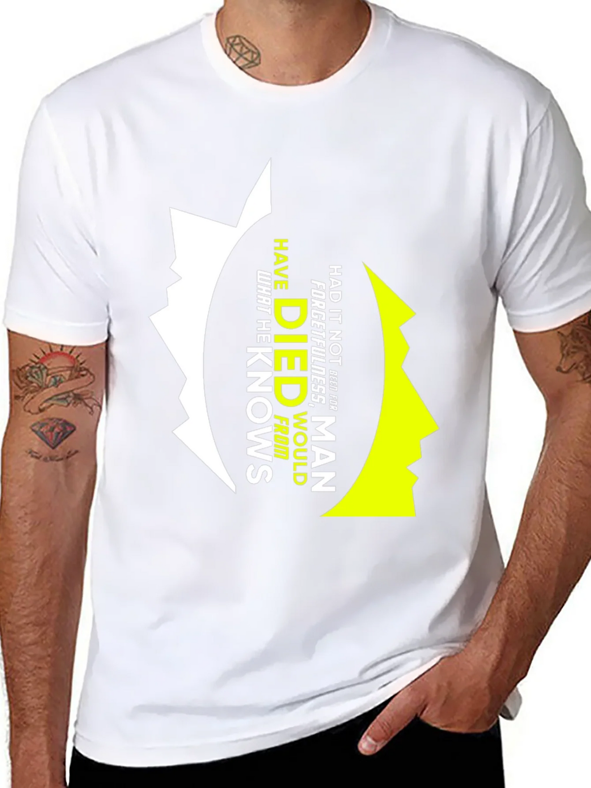 Mens Graphic T-Shirt - Forgetfulness Design product image 7