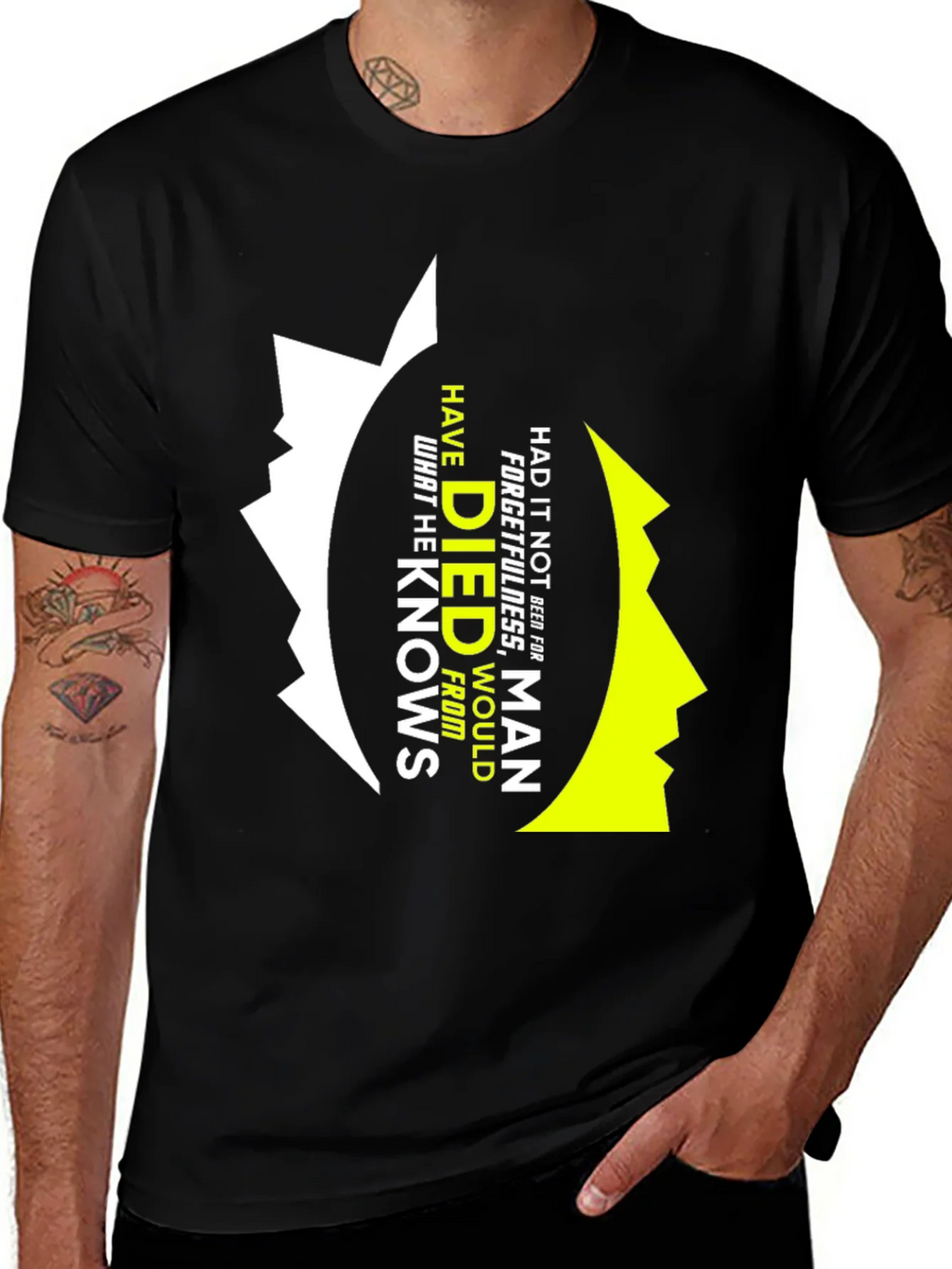 Mens Graphic T-Shirt - Forgetfulness Design product image 1
