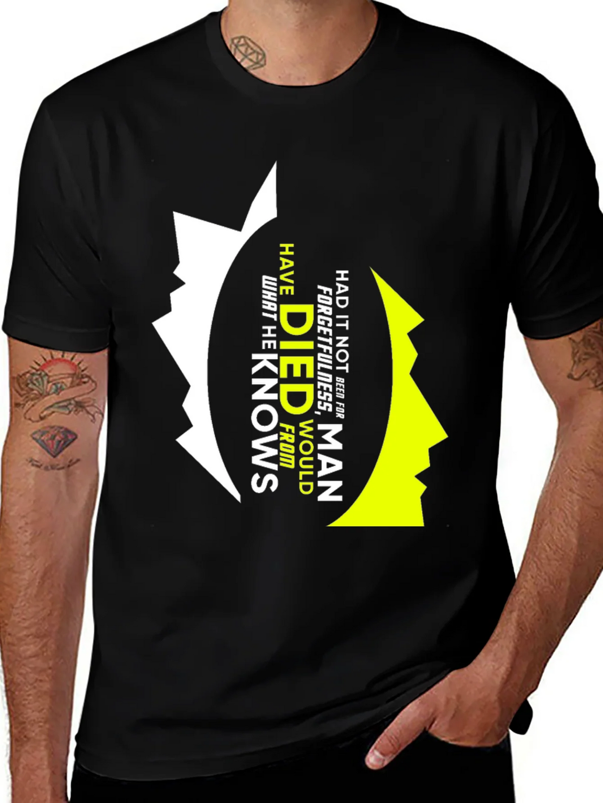 Mens Graphic T-Shirt - Forgetfulness Design product image 1