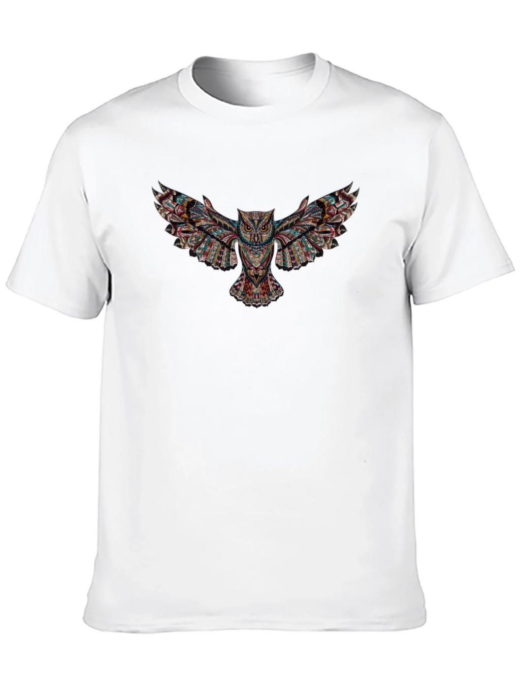 Owl Print Black T-Shirt product image 9