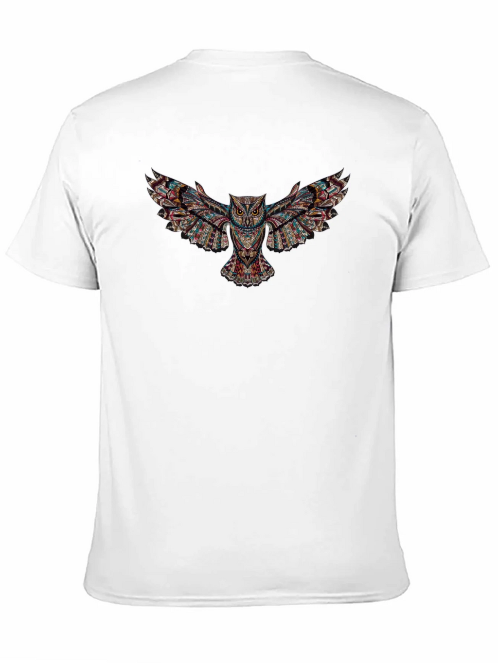 Owl Print Black T-Shirt product image 10