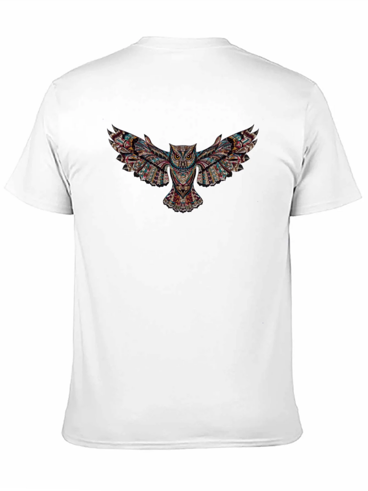 Owl Print Black T-Shirt product image 10