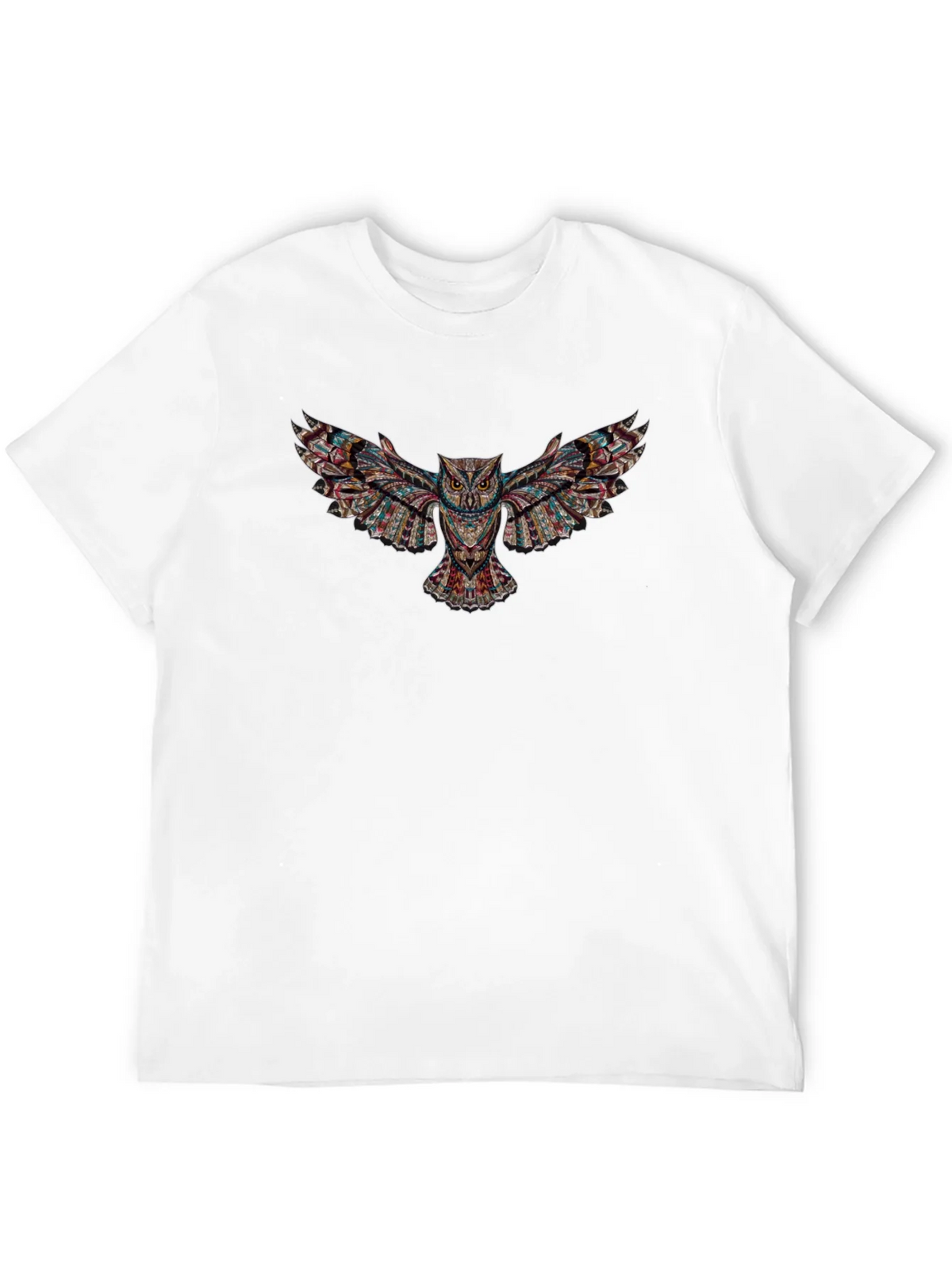 Owl Print Black T-Shirt product image 11