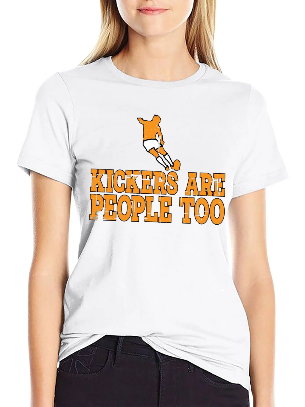 Kickers Are People Too T-Shirt Soccer Player product image 6