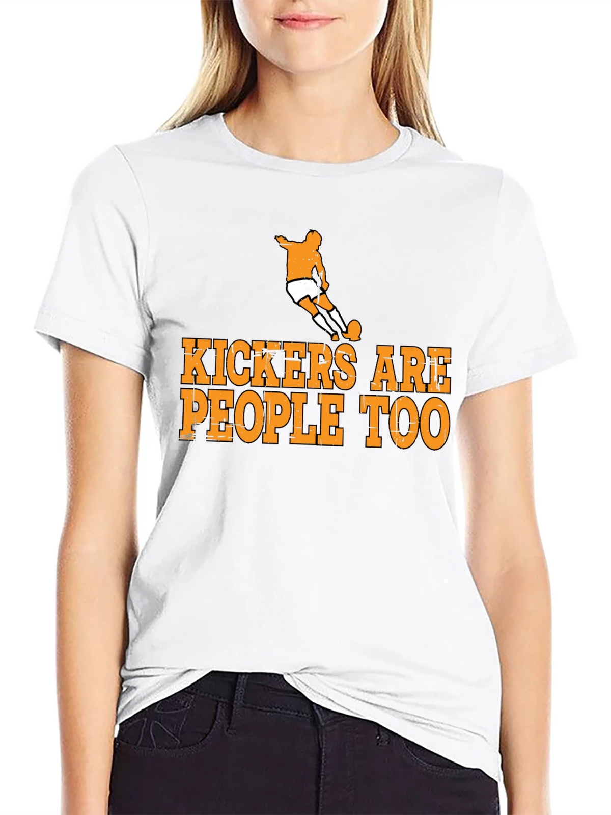 Kickers Are People Too T-Shirt Soccer Player product image 6