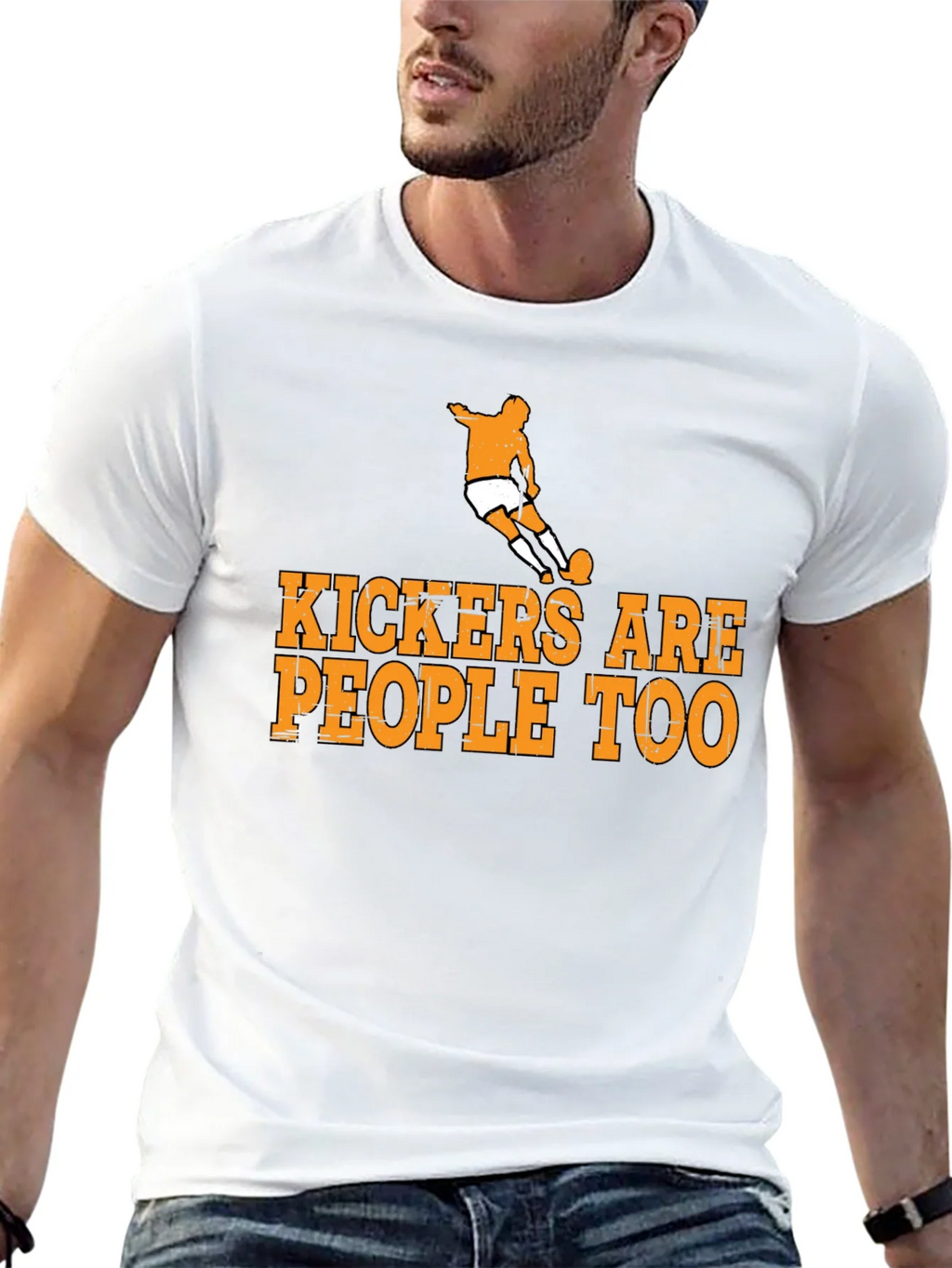 Kickers Are People Too T-Shirt Soccer Player product image 9