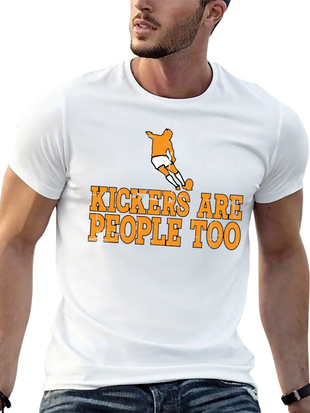 Kickers Are People Too T-Shirt Soccer Player product image 9
