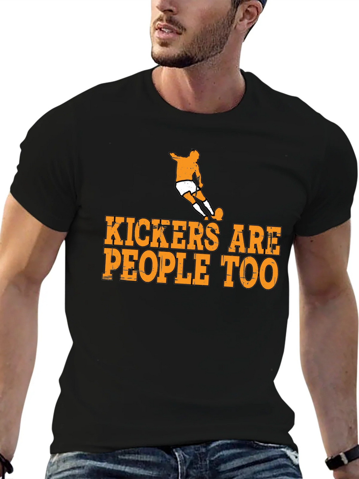 Kickers Are People Too T-Shirt Soccer Player product image 4