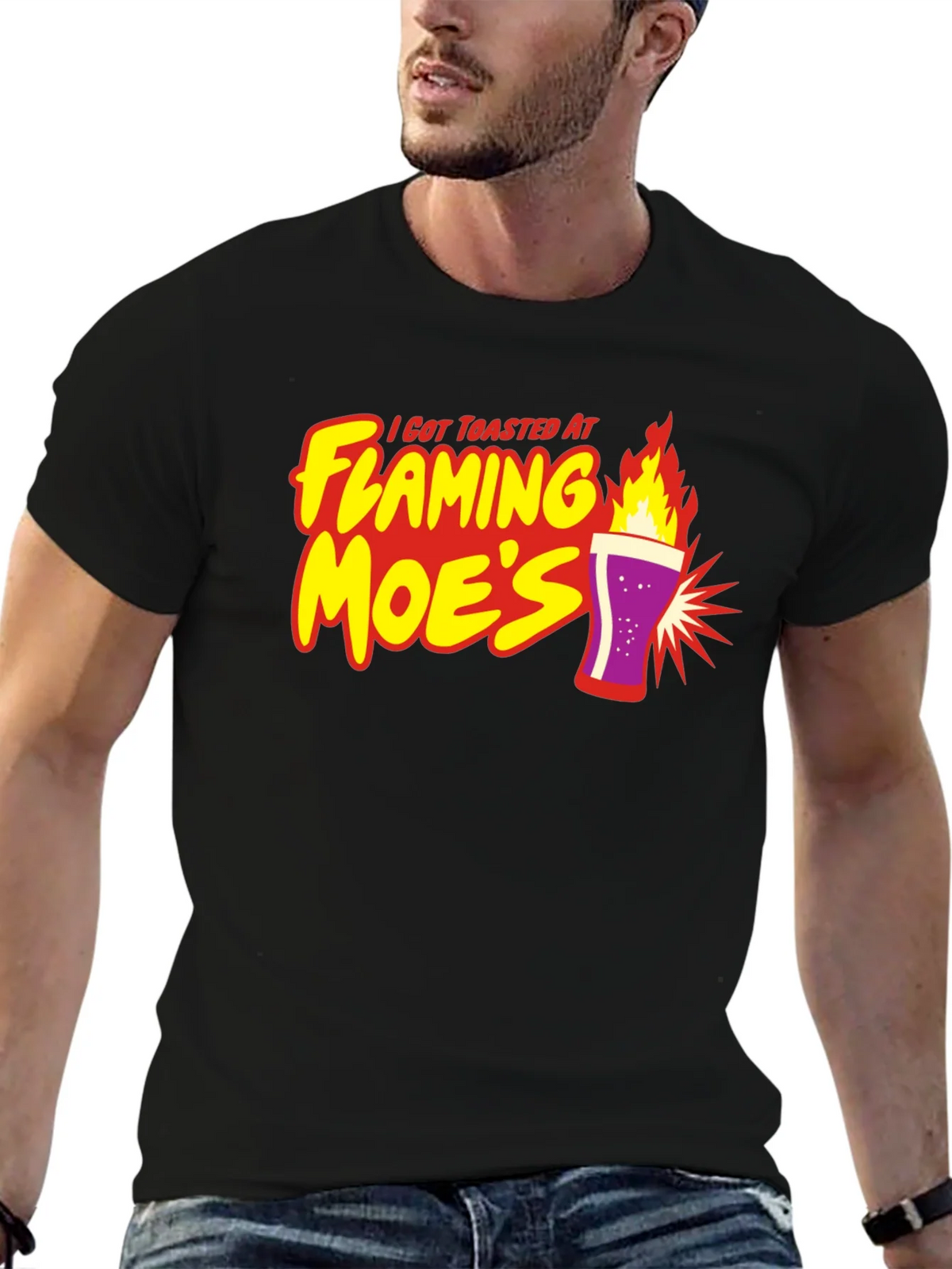 Flaming Moes T-Shirt - Toasted At Tee product image 5