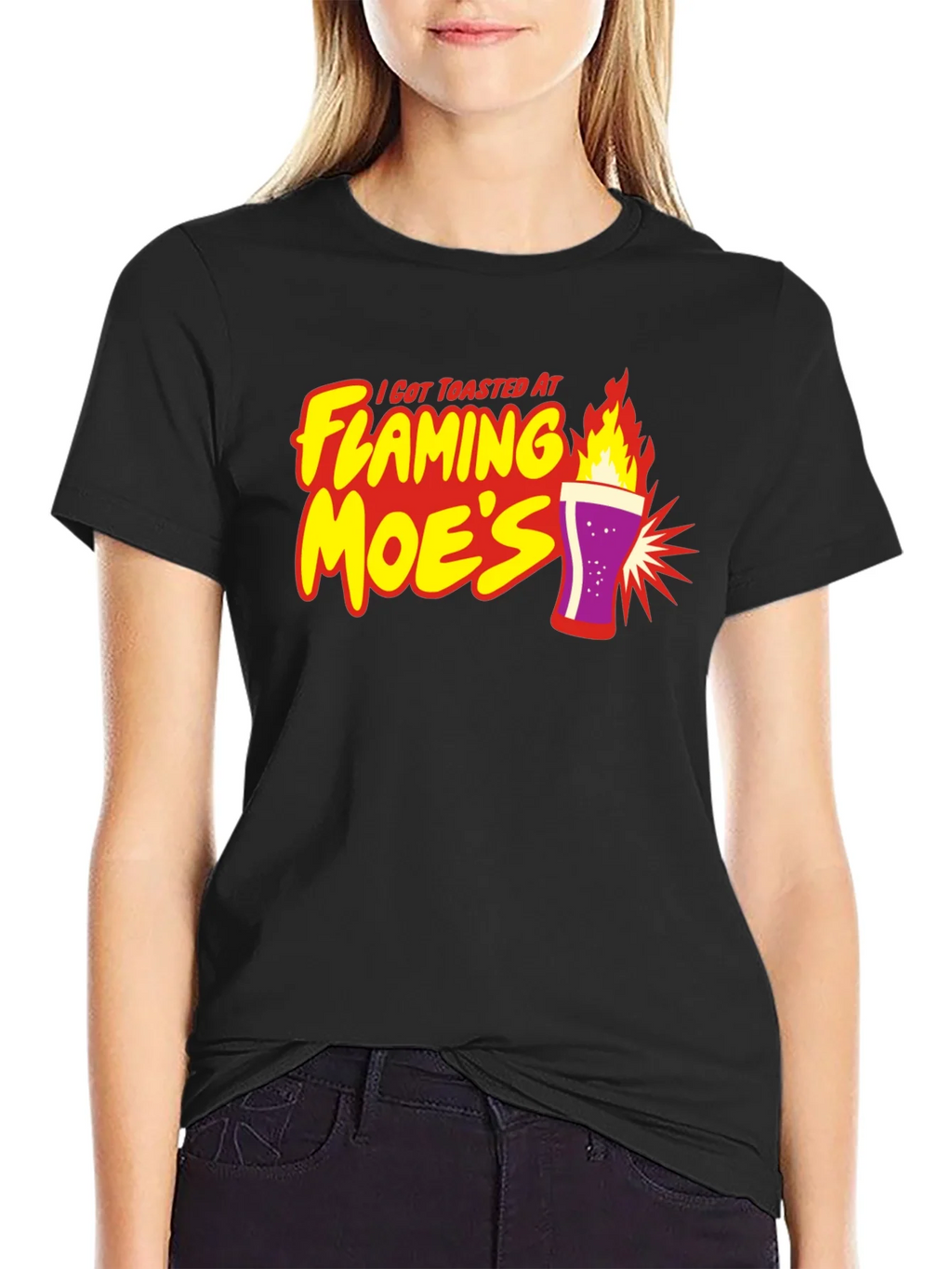 Flaming Moes T-Shirt - Toasted At Tee product image 2