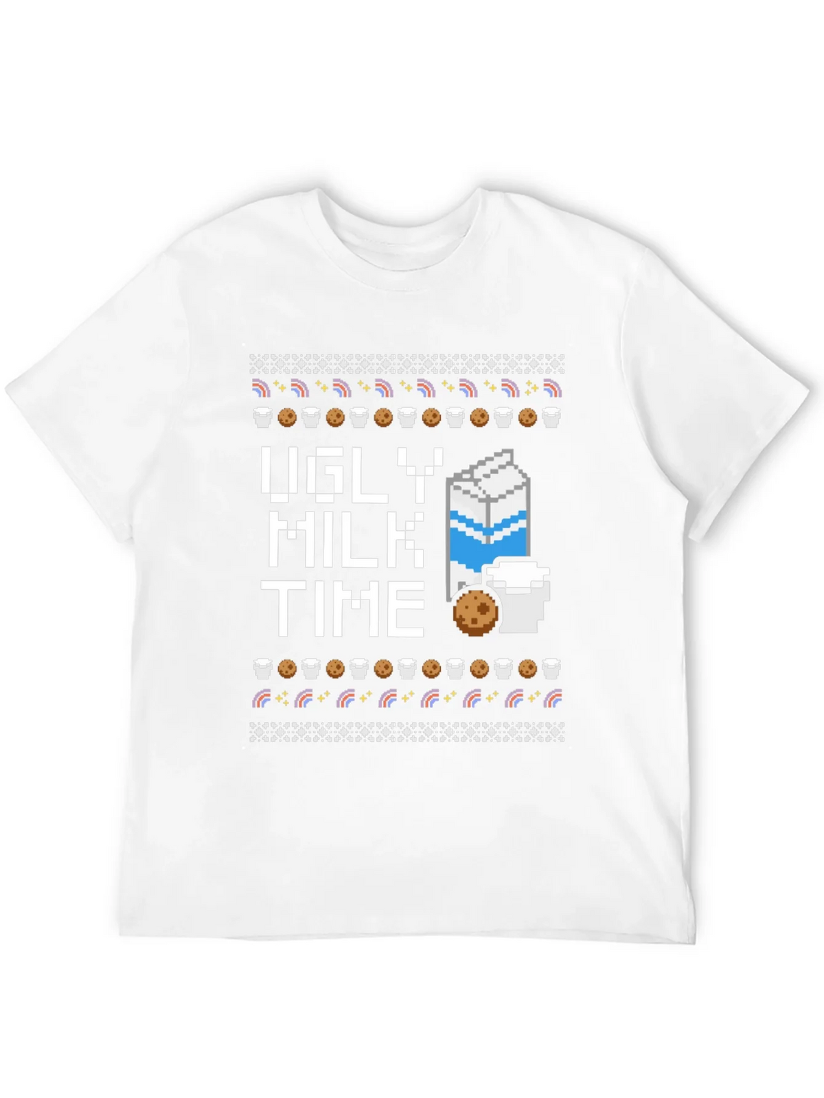 Ugly Milk Time Black T-Shirt - Cookie Lover product image 2