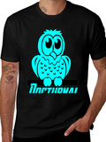 Owl Graphic T-Shirt - Nocturnal Bird Lover Tee product image 1