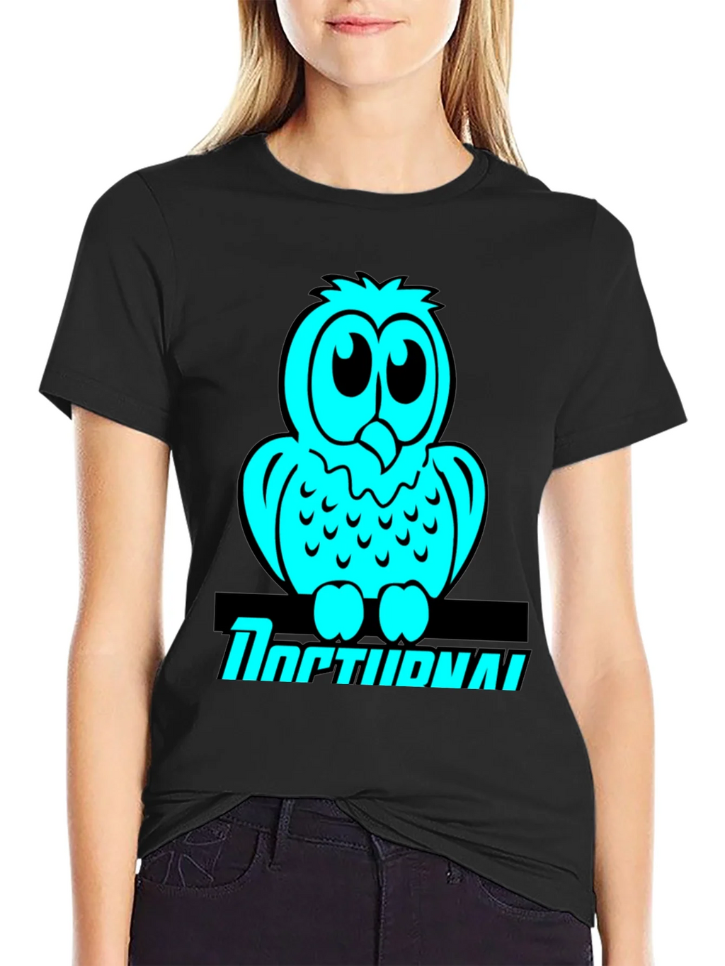 Owl Graphic T-Shirt - Nocturnal Bird Lover Tee product image 2