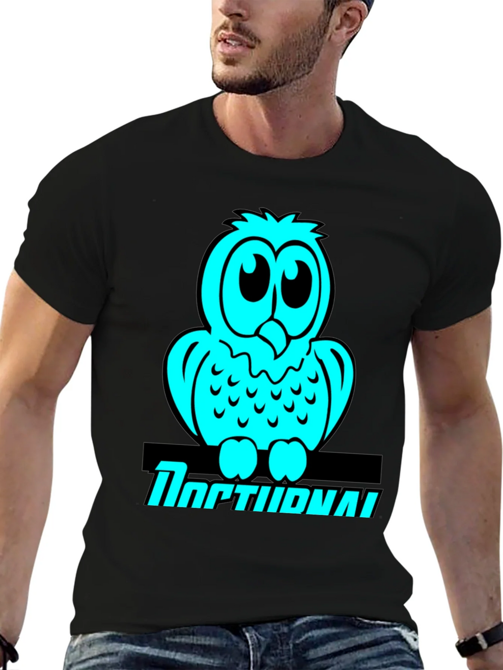 Owl Graphic T-Shirt - Nocturnal Bird Lover Tee product image 5