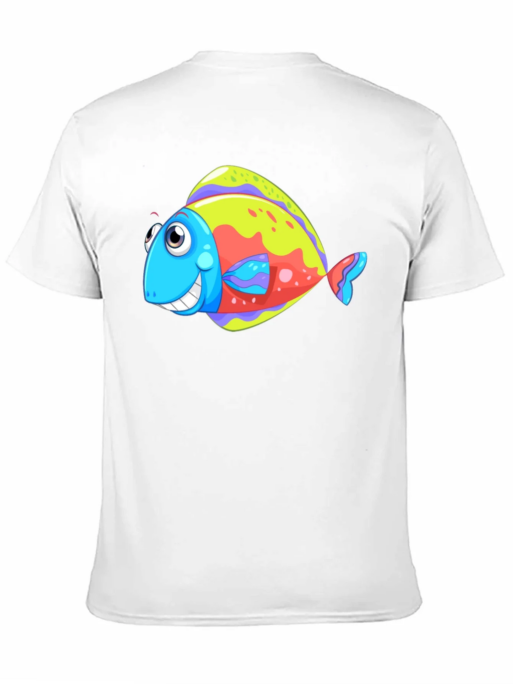 Funny Fish Graphic Tee - Black Cotton T-Shirt product image 10
