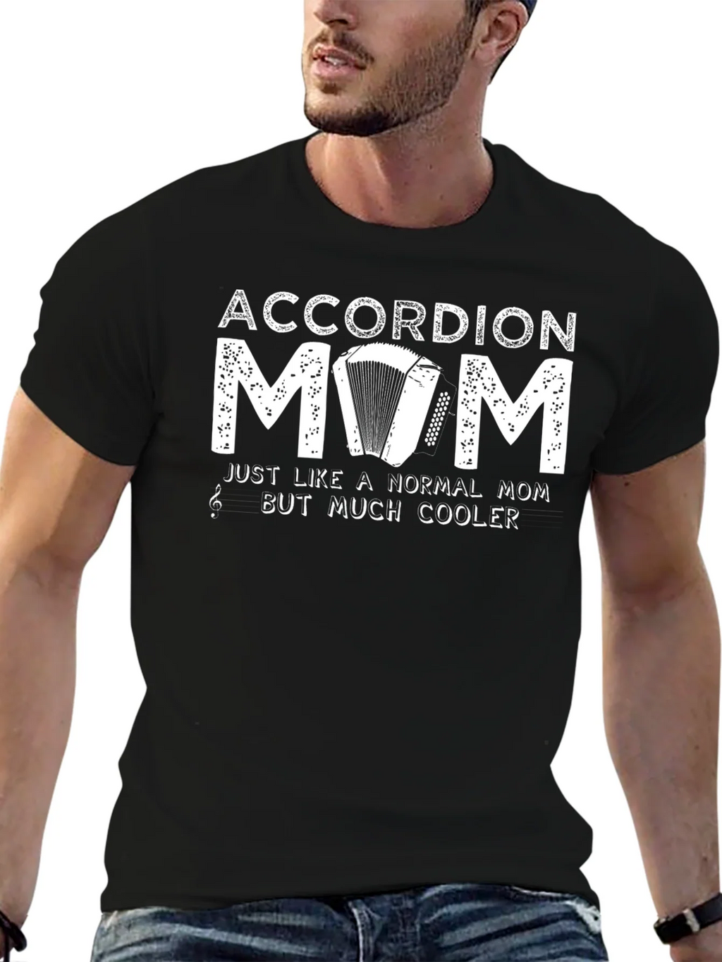 Accordion Mom T-Shirt - Cool Musical Gift product image 3