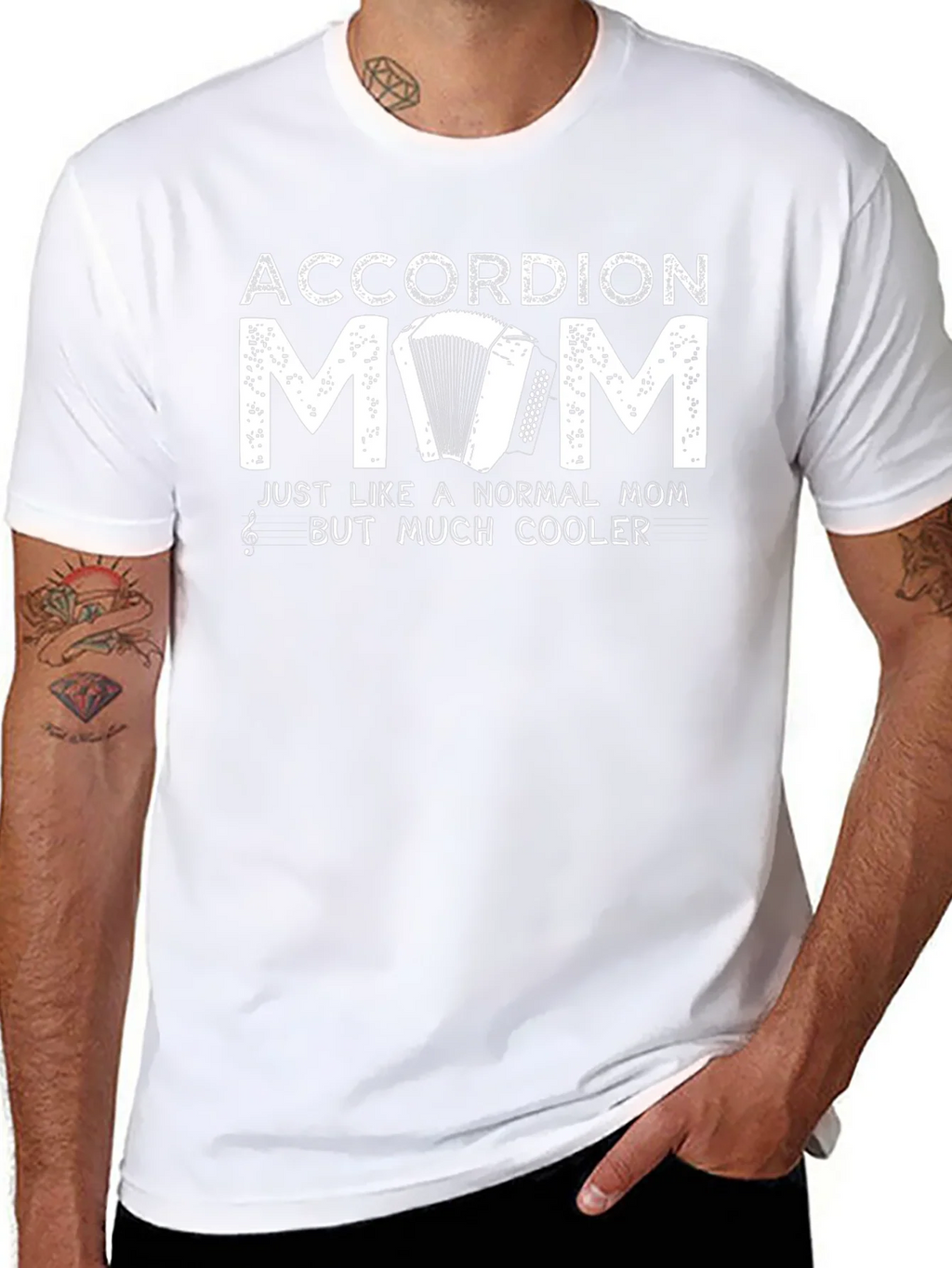 Accordion Mom T-Shirt - Cool Musical Gift product image 4