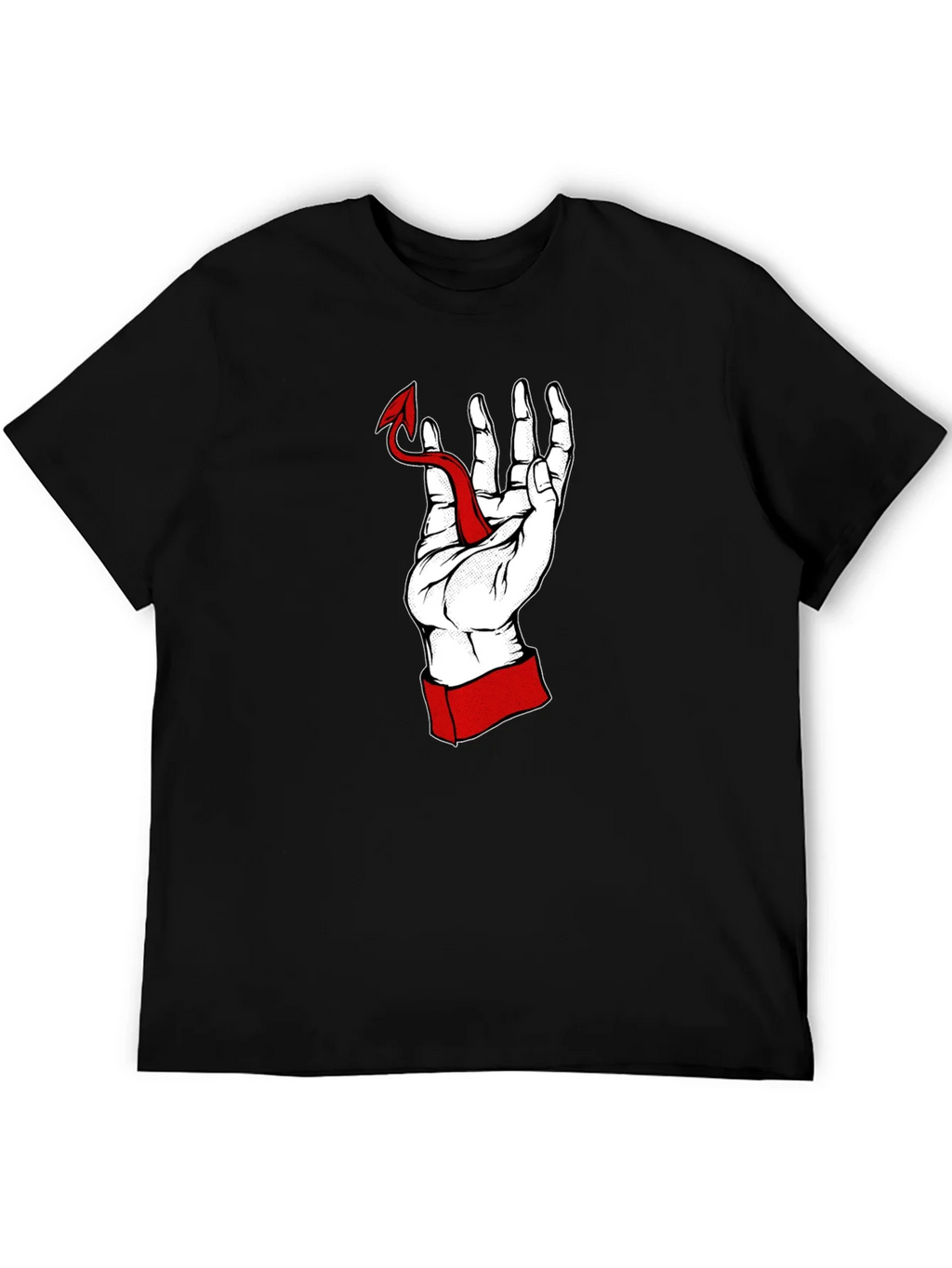Hand Holding Devil Tail Graphic Tee product image 5