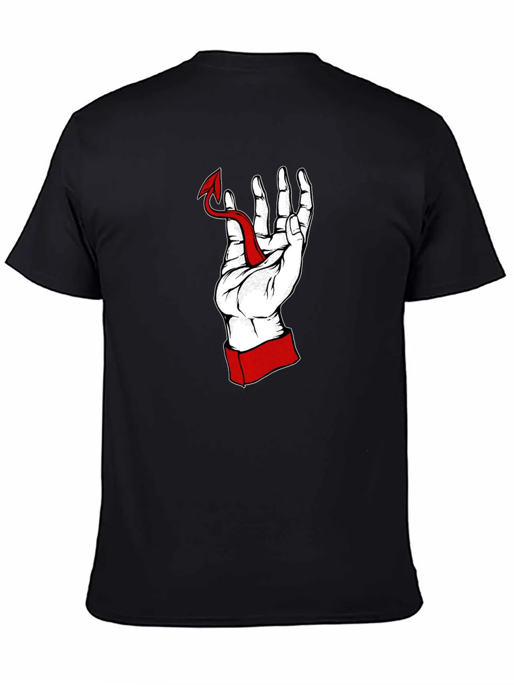 Hand Holding Devil Tail Graphic Tee product image 4