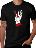 Hand Holding Devil Tail Graphic Tee product image 1
