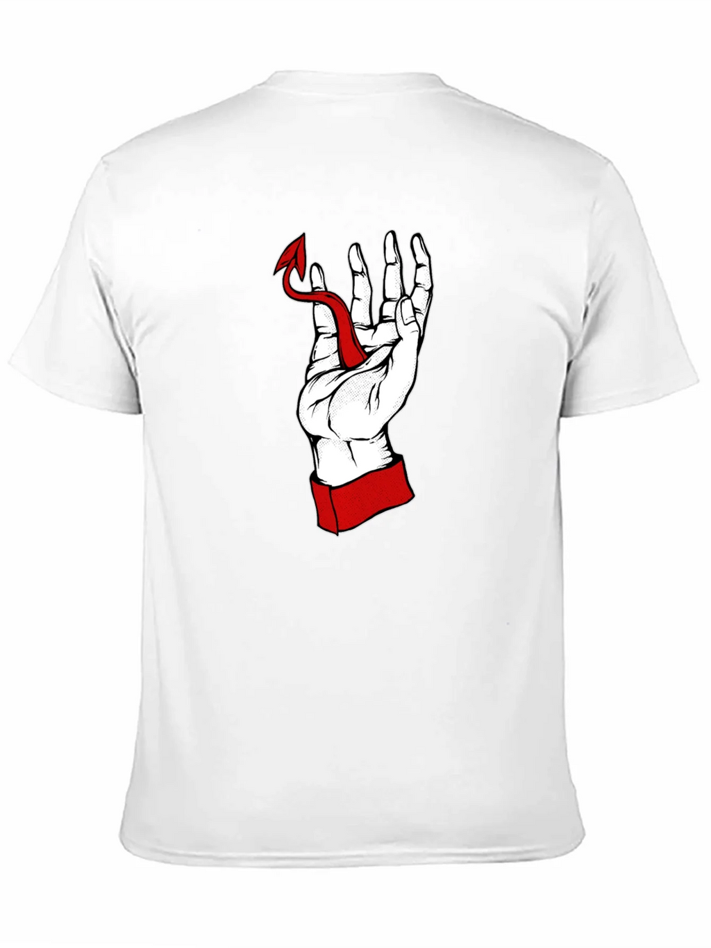 Hand Holding Devil Tail Graphic Tee product image 10