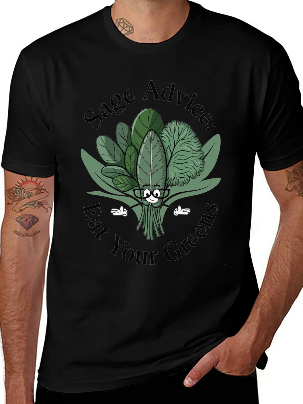 Sage Advice Eat Your Greens Graphic Tee product image 1